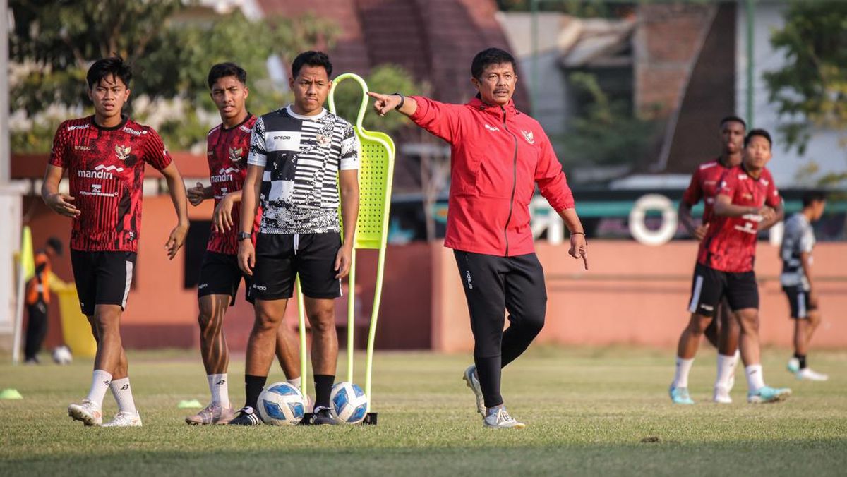 Latihan Timnas Indonesia U-19 Jelang Semifinal Lawan Malaysia